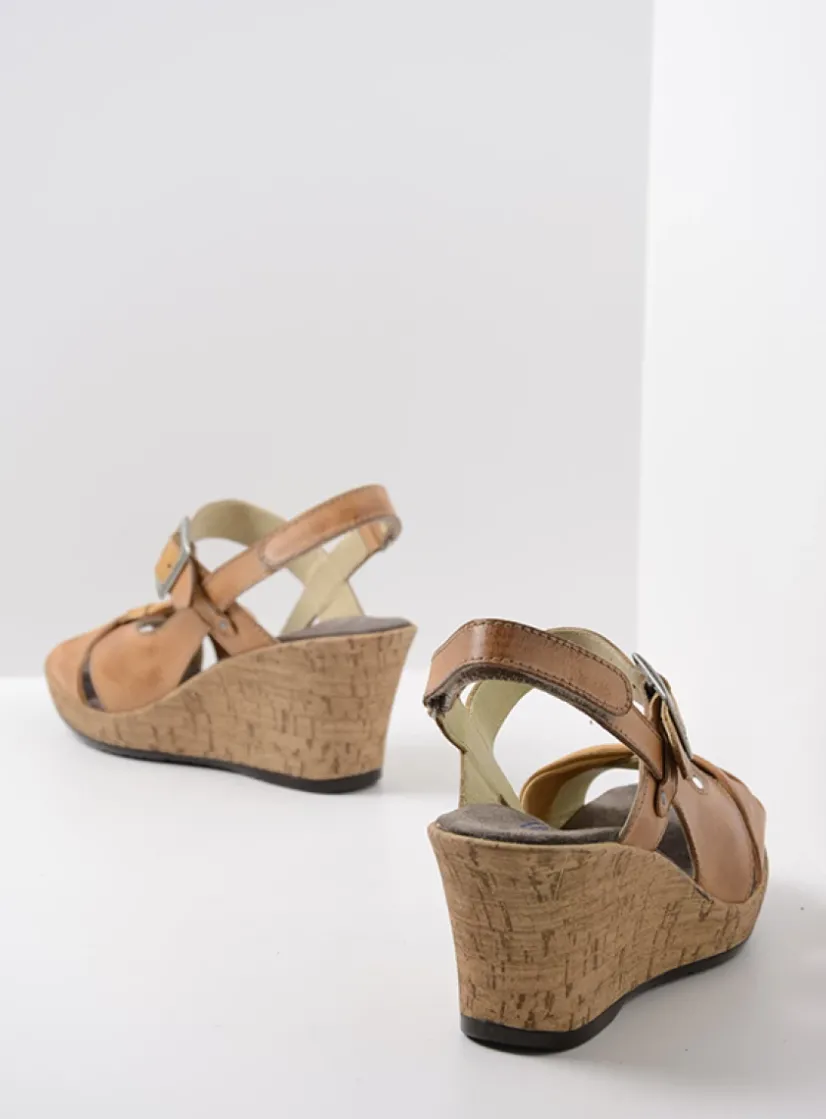 Wolky Ixia 2 - naturel leer<DAMES Sandalen