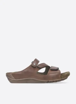 Wolky Jasper - cognac leer<DAMES Slippers