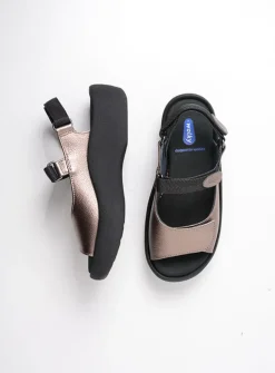 Wolky Jewel - brons leer<DAMES Sandalen
