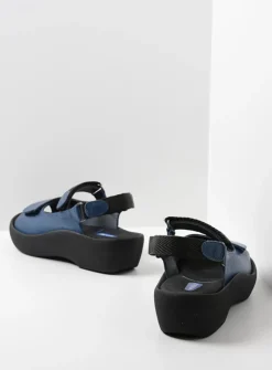 Wolky Jewel - jeans leer<DAMES Sandalen