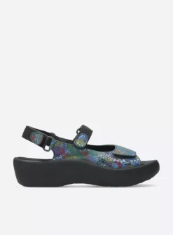 Wolky Jewel - jeansblauw/multi leer<DAMES Sandalen