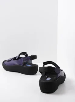Wolky Jewel - paars leer<DAMES Sandalen