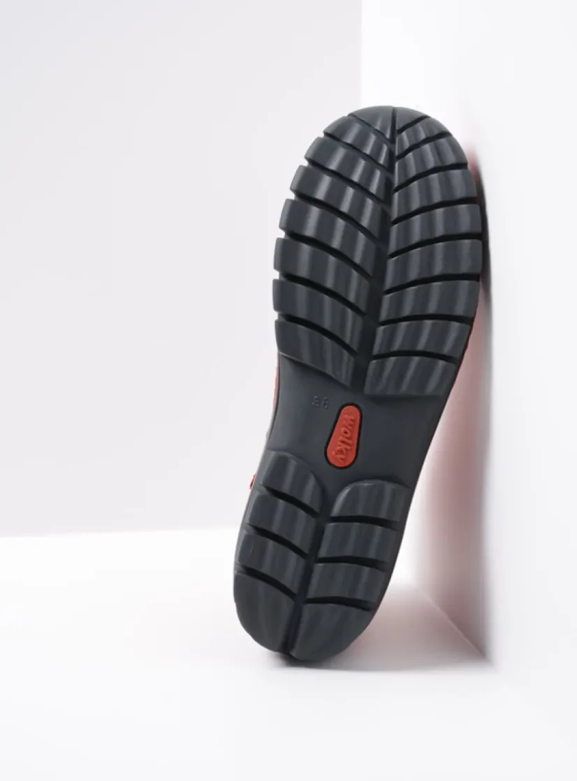 Wolky Jump - blauw nubuck<DAMES Hoge Veterschoenen|Herfst/Winter