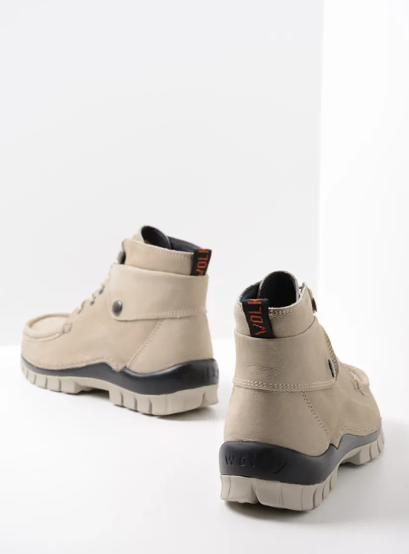 Wolky Jump - safari nubuck<DAMES Hoge Veterschoenen|Herfst/Winter