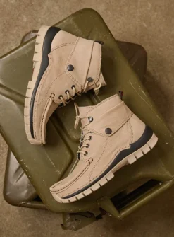 Wolky Jump - safari nubuck<DAMES Hoge Veterschoenen|Herfst/Winter