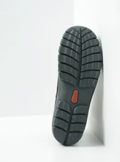 Wolky Jump - zwart nubuck<DAMES Hoge Veterschoenen|Herfst/Winter
