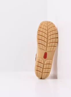 Wolky Jump Summer - lichtoranje leer<DAMES Hoge Veterschoenen