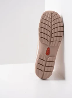 Wolky Jump Summer - nude nubuck<DAMES Hoge Veterschoenen