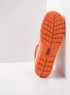 Wolky Jump Summer - oranje nubuck<DAMES Hoge Veterschoenen