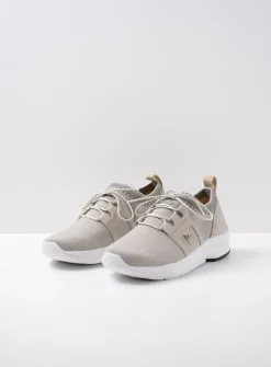 Wolky Kalona - gebroken wit 3D knitting<DAMES Lage Veterschoenen