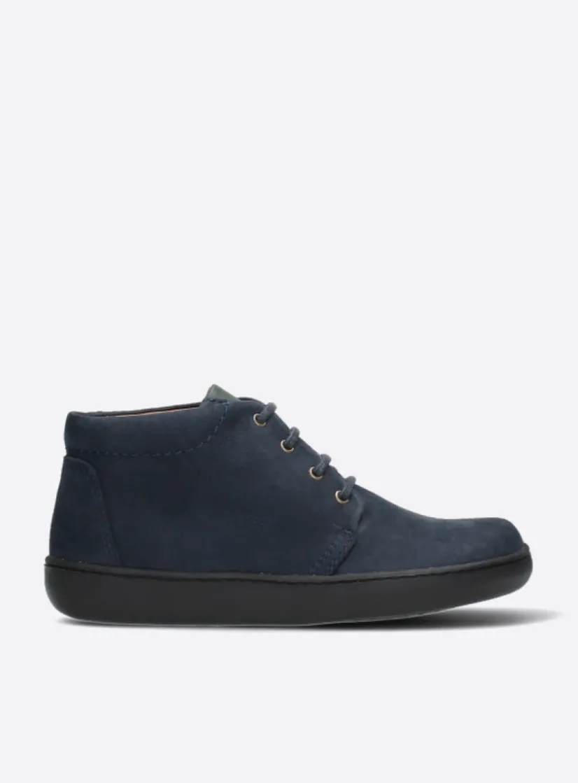 Wolky Kansas Lady XW - blauw nubuck<DAMES Hoge Veterschoenen|Herfst/Winter