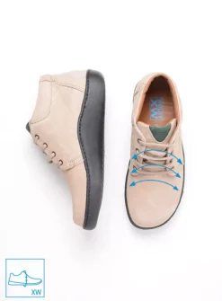 Wolky Kansas Lady XW - safari nubuck<DAMES Hoge Veterschoenen|Herfst/Winter
