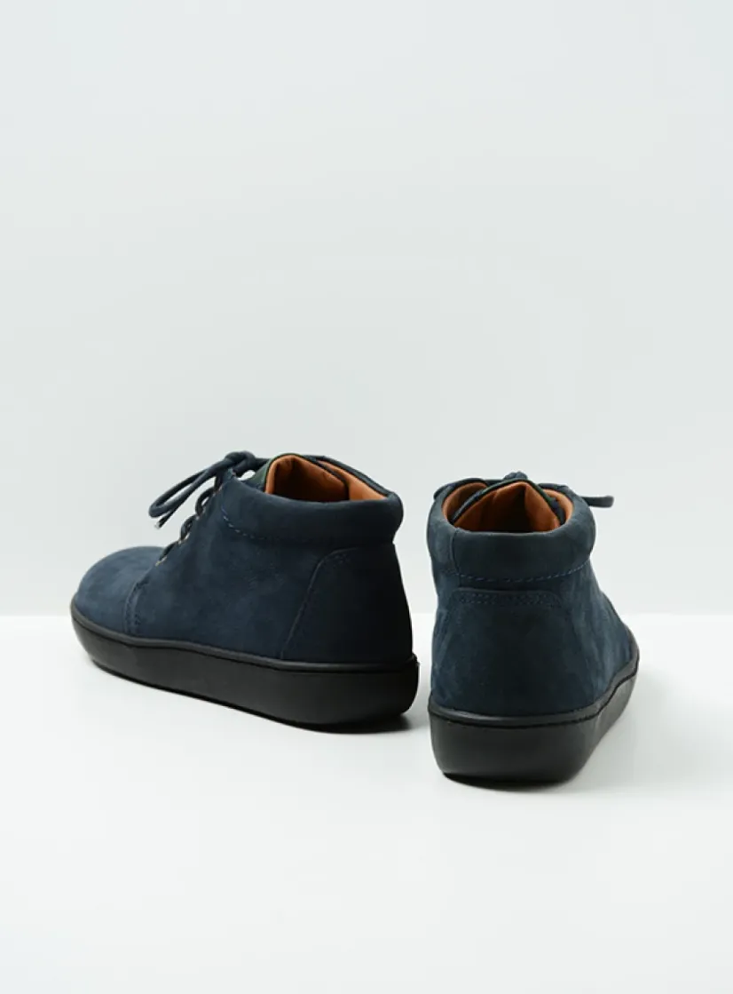 Wolky Kansas Men - blauw nubuck<Heren Veterschoenen Heren|Nette Schoenen Heren