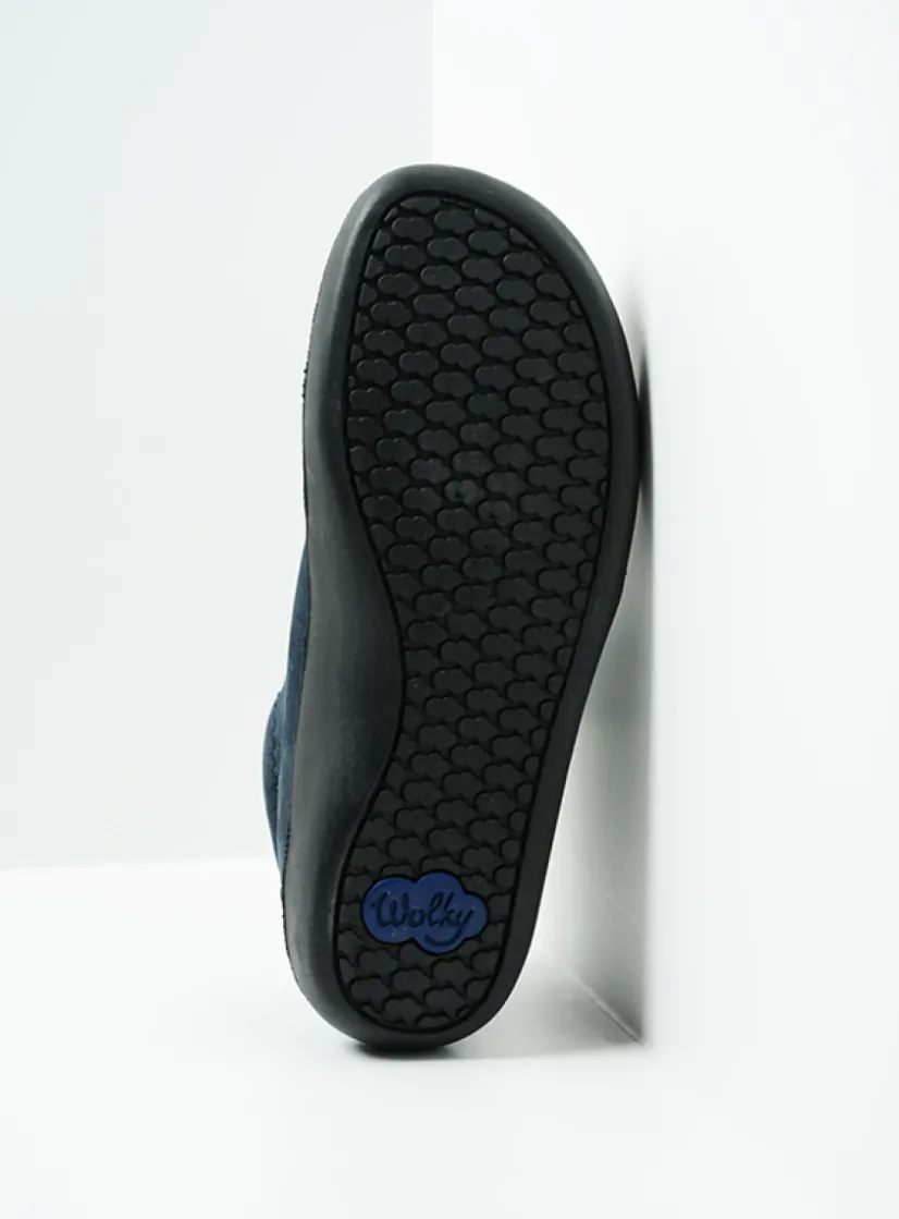 Wolky Kansas Men - blauw nubuck<Heren Veterschoenen Heren|Nette Schoenen Heren