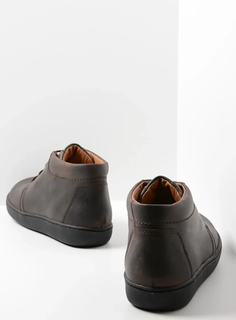 Wolky Kansas Men - bruin leer<Heren Veterschoenen Heren|Nette Schoenen Heren