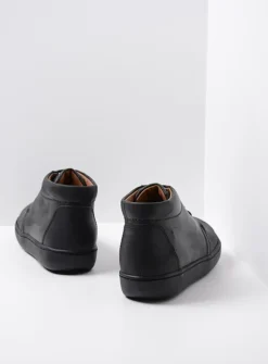 Wolky Kansas Men - zwart leer<Heren Veterschoenen Heren|Nette Schoenen Heren