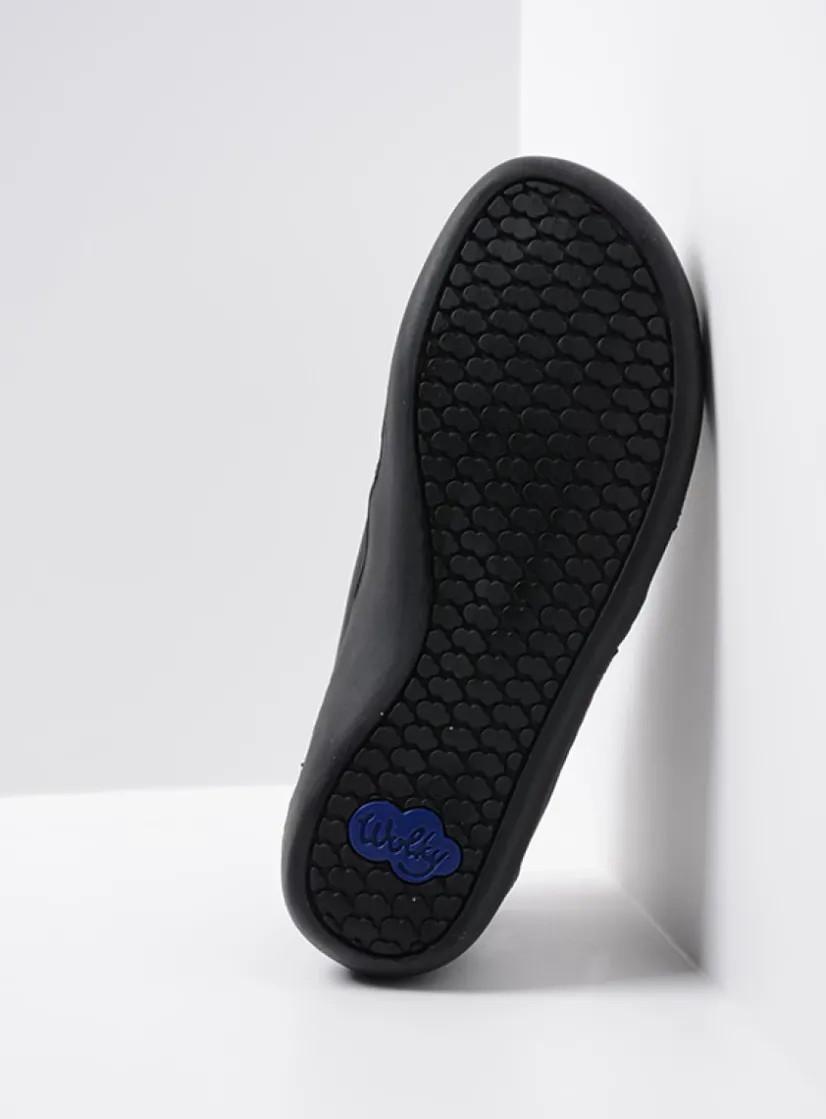 Wolky Kansas Men - zwart leer<Heren Veterschoenen Heren|Nette Schoenen Heren