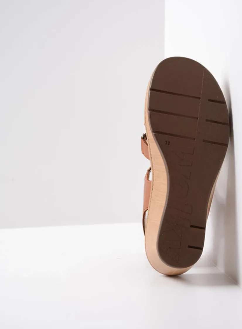 Wolky La Jolla - cognac leer<DAMES Sandalen