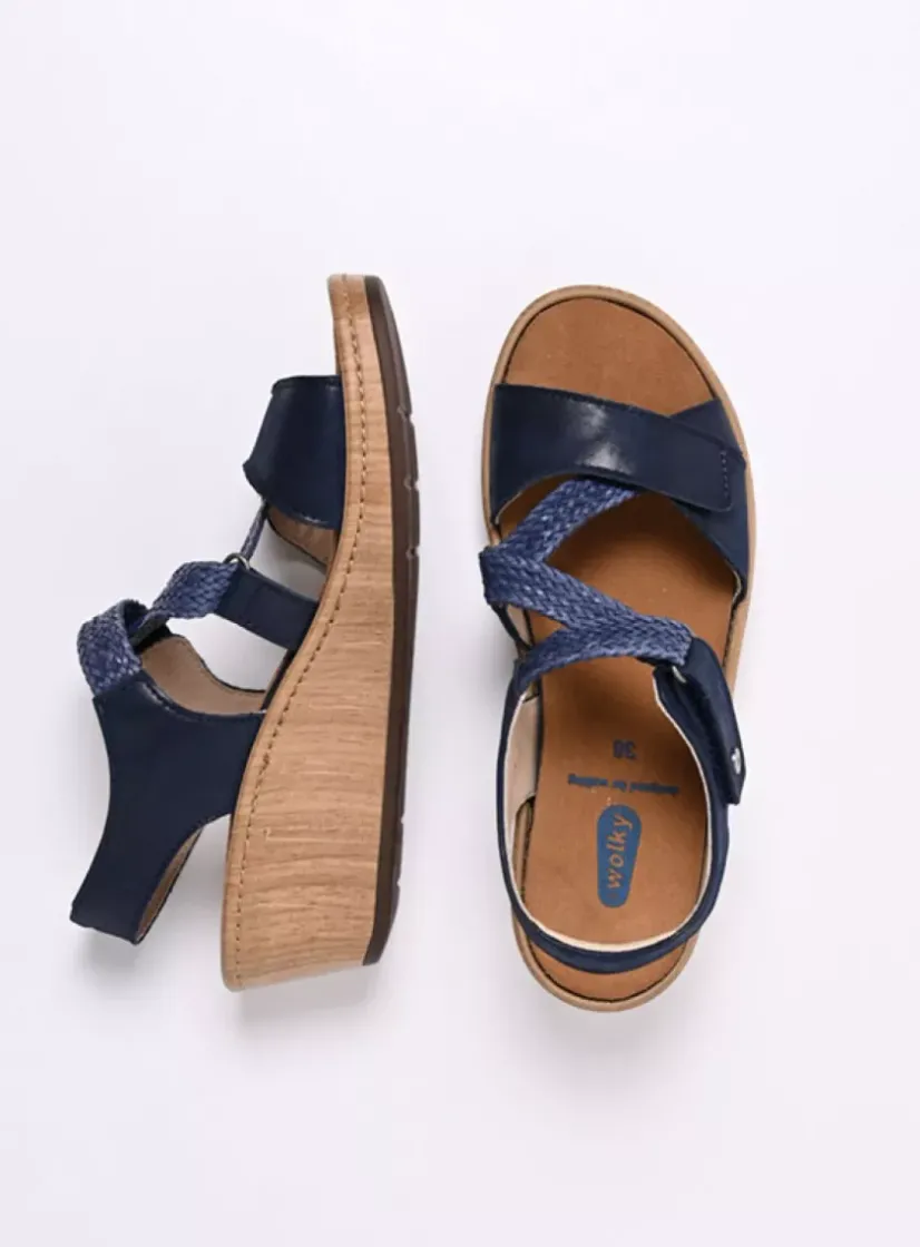 Wolky La Jolla - denim effectleer<DAMES Sandalen
