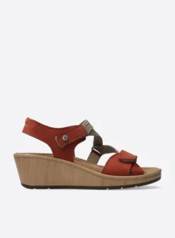 Wolky La Jolla - terra leer<DAMES Sandalen