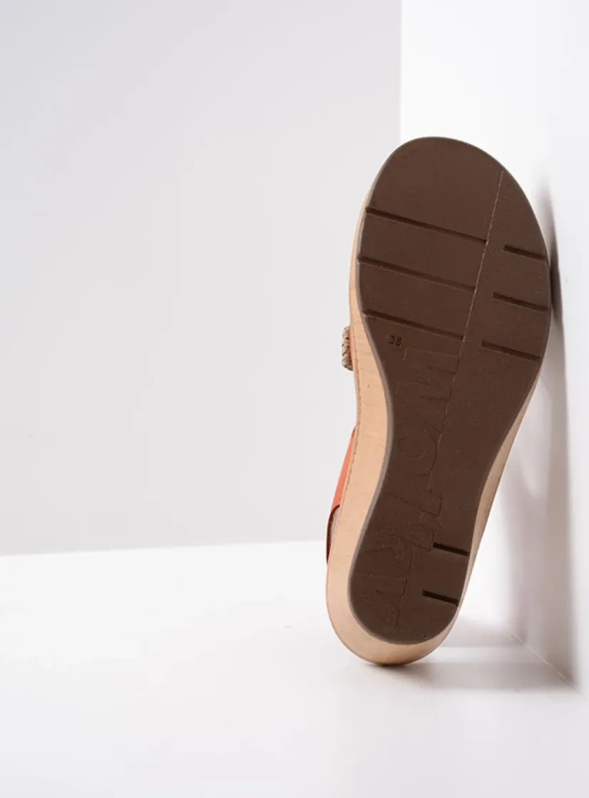 Wolky La Jolla - terra leer<DAMES Sandalen