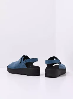 Wolky Laprida - blauw effectleer<DAMES Sandalen