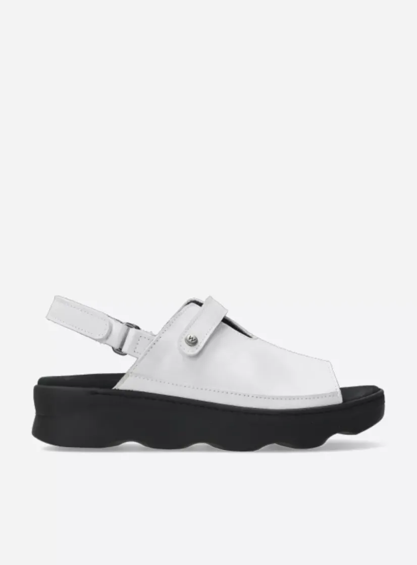 Wolky Laprida - wit effectleer<DAMES Sandalen