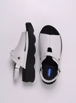 Wolky Laprida - wit effectleer<DAMES Sandalen