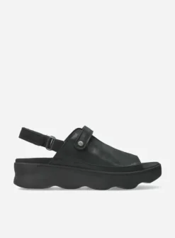 Wolky Laprida - zwart effectleer<DAMES Sandalen