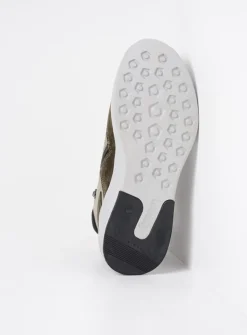 Wolky Leap - grijsgroen combi leer<DAMES Hoge Veterschoenen|Wandelschoenen