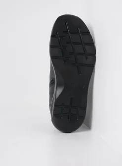 Wolky Lima - blauw leer<DAMES Hoge Veterschoenen|Wandelschoenen