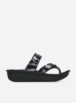 Wolky Martinique - antraciet crocolook lakleer<DAMES Slippers