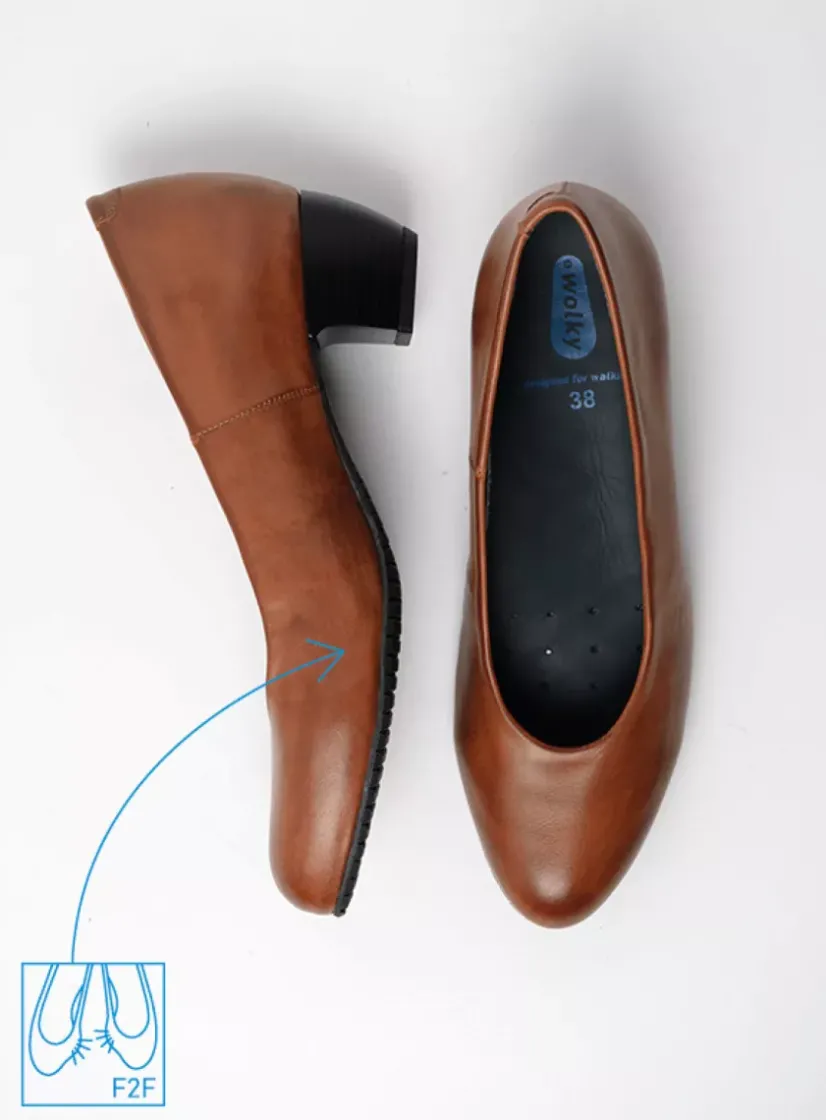 Wolky Mayu F2F - naturel biocare<DAMES Pumps|Instappers