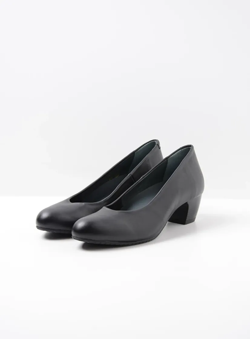 Wolky Mayu F2F - zwart biocare<DAMES Pumps|Instappers