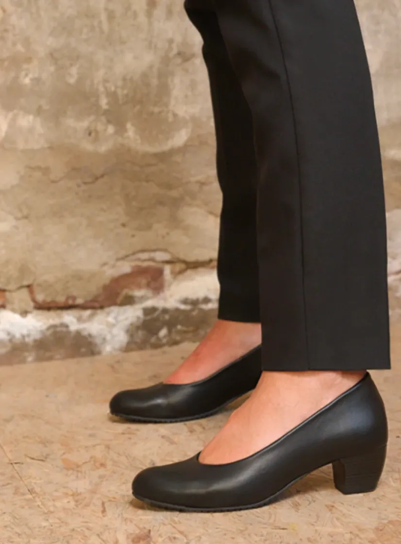 Wolky Mayu F2F - zwart biocare<DAMES Pumps|Instappers