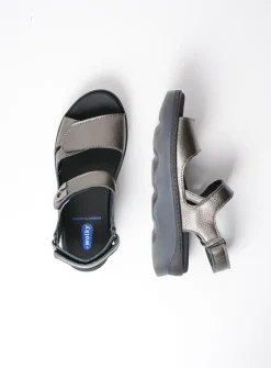 Wolky Medusa - antraciet leer<DAMES Sandalen