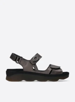 Wolky Medusa - brons leer<DAMES Sandalen