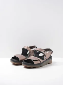 Wolky Medusa - brons leer<DAMES Sandalen