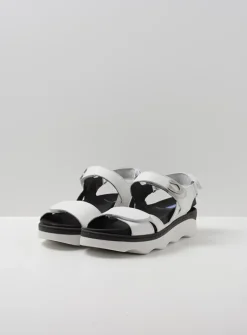 Wolky Medusa - wit leer<DAMES Sandalen