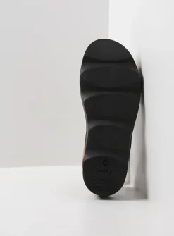 Wolky Medusa - zwart leer<DAMES Sandalen