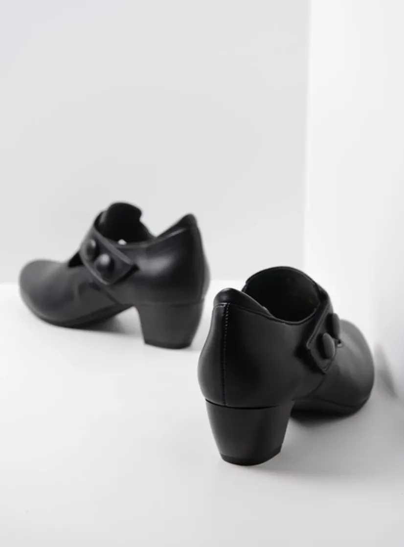 Wolky Midori F2F - zwart biocare<DAMES Pumps|Herfst/Winter