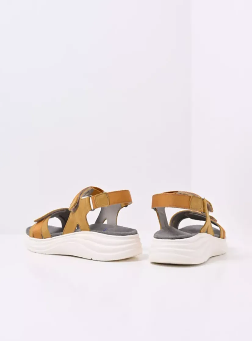 Wolky Miku - amber nubuck<DAMES Sandalen