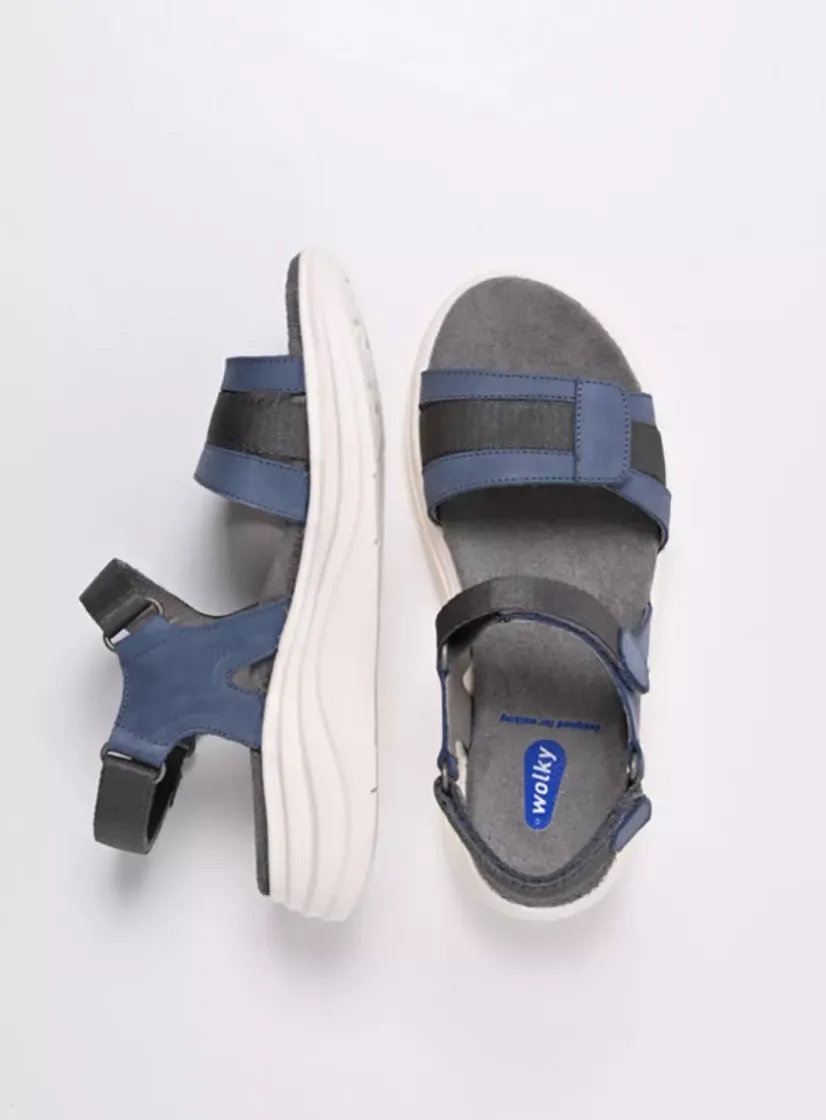 Wolky Miku - jeans nubuck<DAMES Sandalen