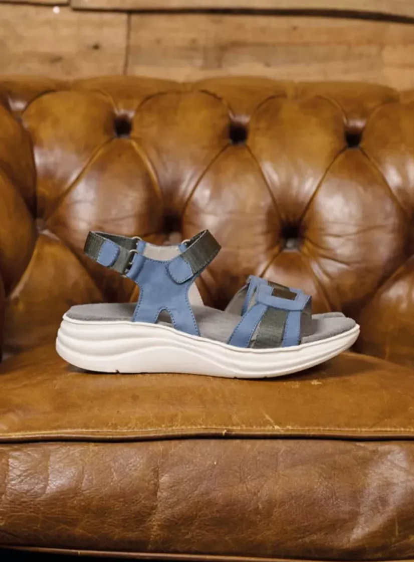 Wolky Miku - jeans nubuck<DAMES Sandalen