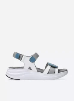 Wolky Miku - wit/multi nubuck<DAMES Sandalen