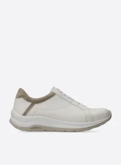 Wolky Milton - gebroken wit/safari nubuck<DAMES Lage Veterschoenen|Wandelschoenen