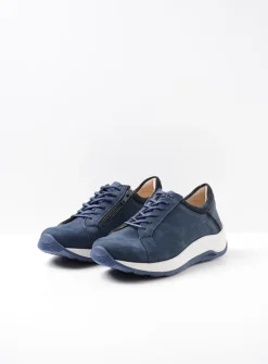 Wolky Milton - jeans nubuck<DAMES Lage Veterschoenen|Wandelschoenen