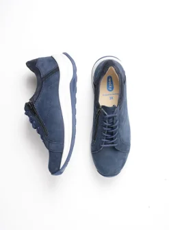 Wolky Milton - jeans nubuck<DAMES Lage Veterschoenen|Wandelschoenen