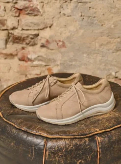 Wolky Milton - safari nubuck<DAMES Lage Veterschoenen|Wandelschoenen