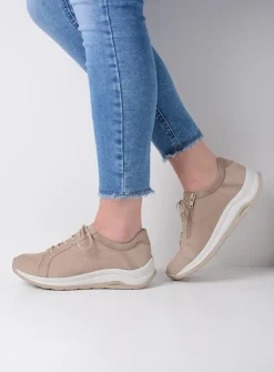 Wolky Milton - safari nubuck<DAMES Lage Veterschoenen|Wandelschoenen